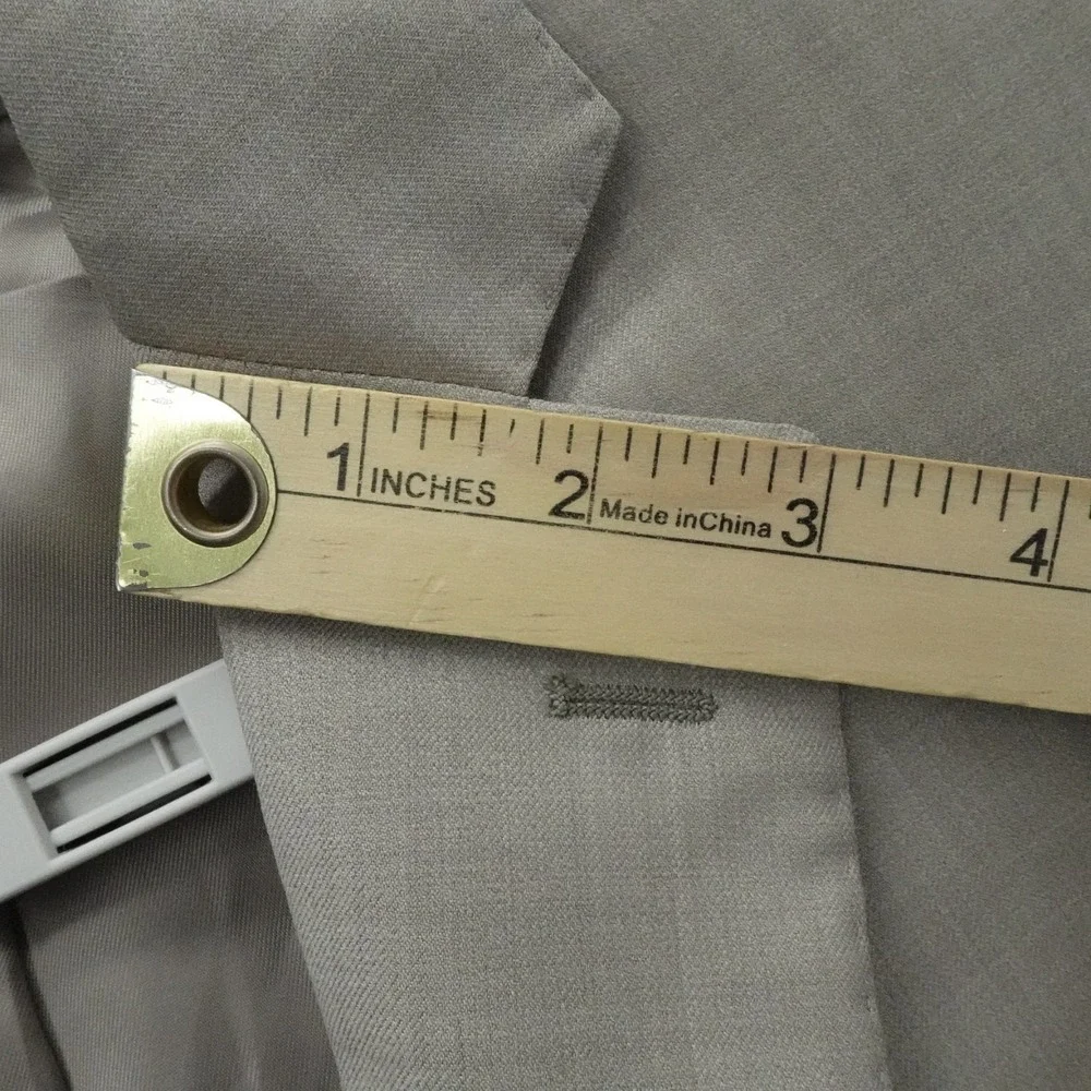 Ermenegildo Zegna Blazer Mens 40R Tan Wool Silk Sport Coat Formal Business Italy